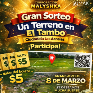 Sorteo de un terreno