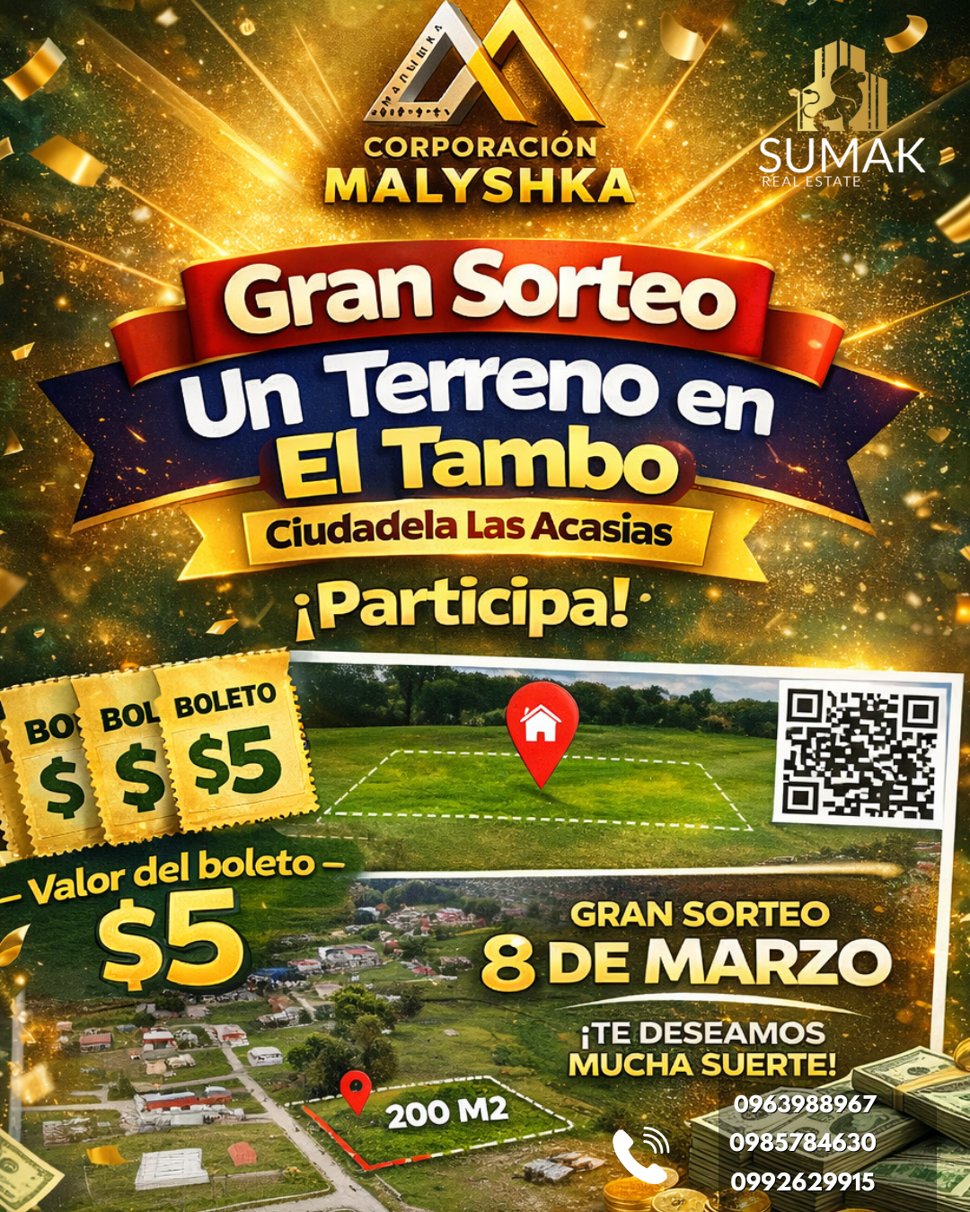 Sorteo de un terreno