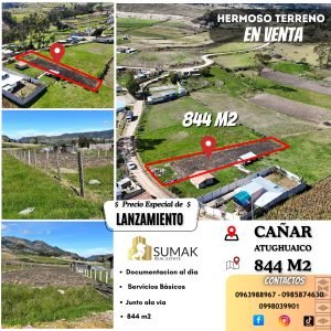 Terreno en Atughuaico (Cañar)