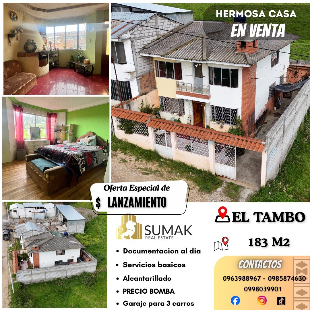 Casa Familiar en El Tambo